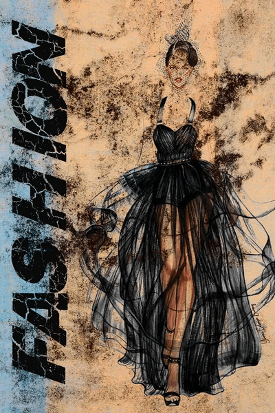 Fashion Canvas Art Print by Art By Choni iCanvas