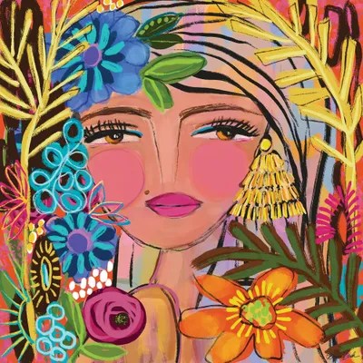 Untamed Beauty Canvas Wall Art by Brenda Bush iCanvas