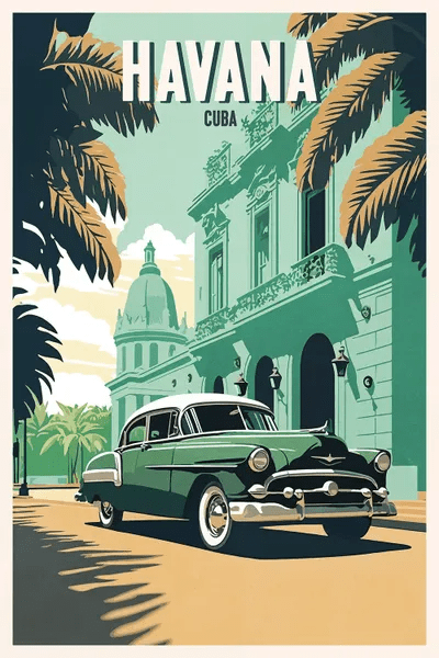 Havana Cuba Canvas Print by ArtBird Studio iCanvas
