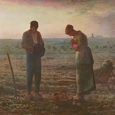 The Angelus, 185759 Canvas Wall Art by JeanFrancois Millet iCanvas