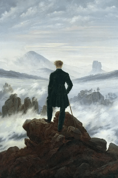 The Wanderer above the Sea of Fog, 18... Caspar David