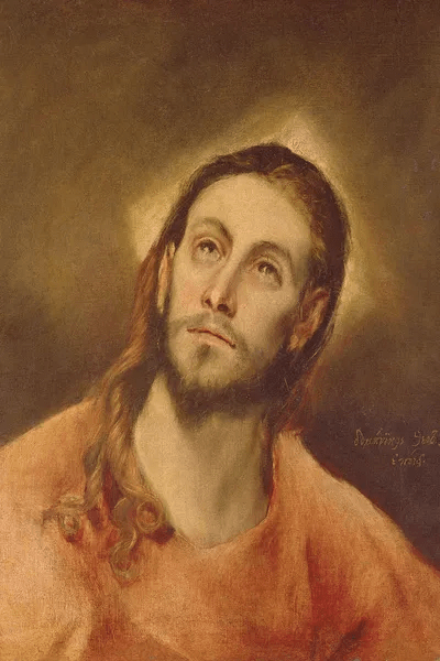 Head Of Christ, 158796 Canvas Wall Art by El Greco iCanvas