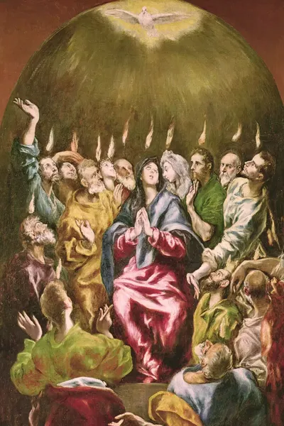 Pentecost Painting El Greco