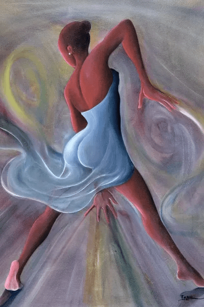 Blue Dress Canvas Art by Ikahl Beckford iCanvas