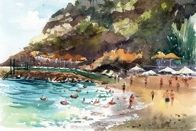 Laguna Beach Art Print by Bogdan Shiptenko iCanvas