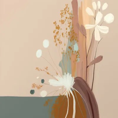 Beautiful Dried Flowers Canvas Print by Bella Eve iCanvas