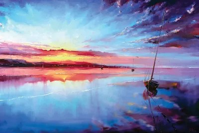 The Start Of A New Day Canvas Print by Bozhena Fuchs iCanvas