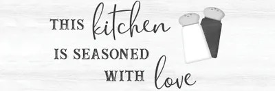 Seasoned with Love Canvas Wall Art by CAD Designs iCanvas