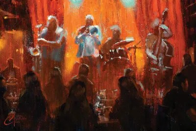 New York City, Jazz Canvas Art by Christopher Clark iCanvas