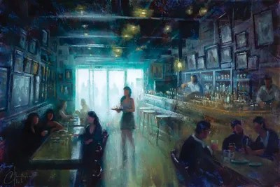 French Cafe Canvas Wall Art by Christopher Clark iCanvas