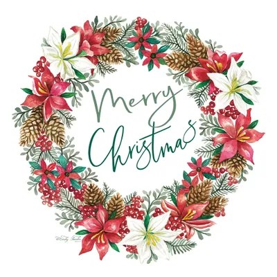 Printable Merry Christmas Wreath | atelier-yuwa.ciao.jp