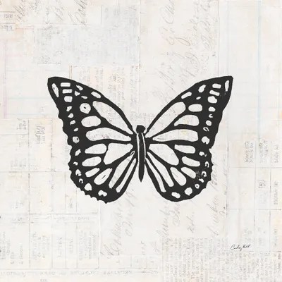 Black Butterfly Wall Art