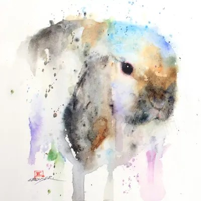 Rabbit Canvas Artwork by Dean Crouser iCanvas