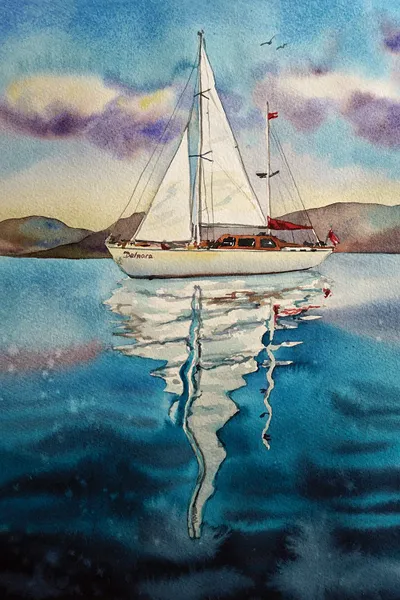 Sail Of Hope Canvas Print by Delnara El iCanvas