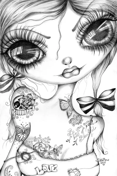 Be Your Own Kind Of Beautiful Canvas Art by Dottie Gleason iCanvas