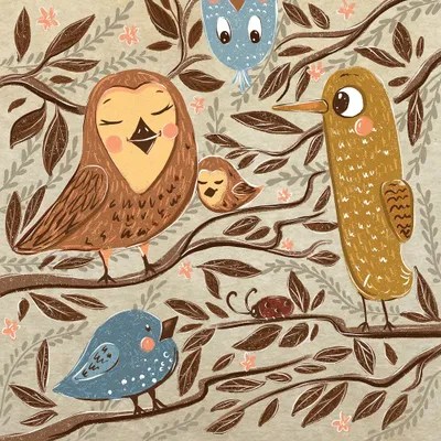 Birds Canvas Wall Art by Dasha Kryukova iCanvas