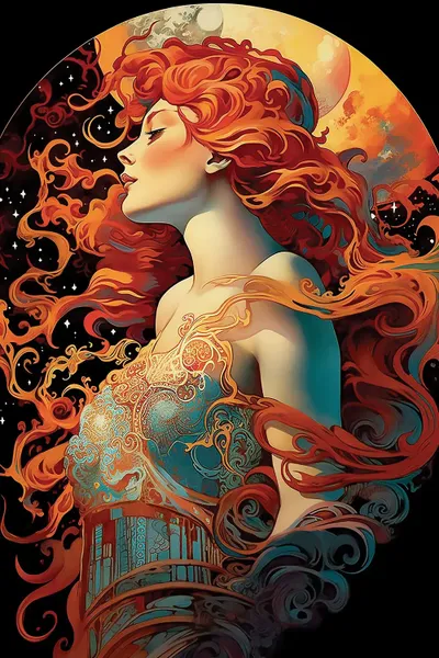 Nouveau Beauty Canvas Art Print by David Loblaw iCanvas