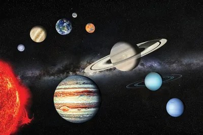 Solar System Canvas Art by Manjik Pictures iCanvas