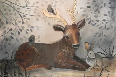 Forest Friends Canvas Artwork by Emily Reid iCanvas
