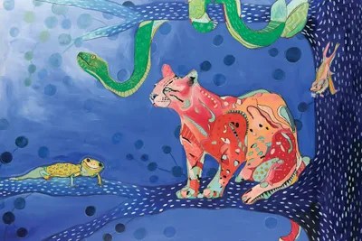 Amazon Animals Canvas Wall Art by Emily Reid iCanvas