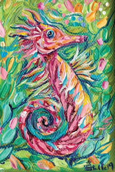 Seahorse Art Print by Estelle Grengs iCanvas