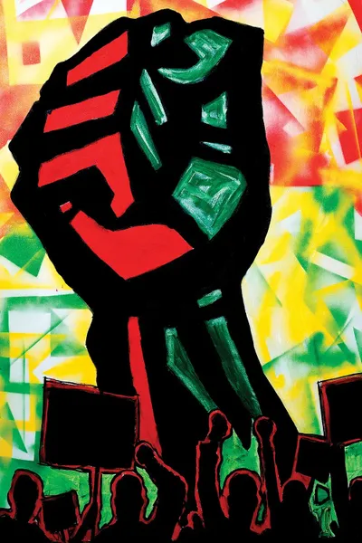 Black Power Canvas Art Print by Everett Spruill iCanvas