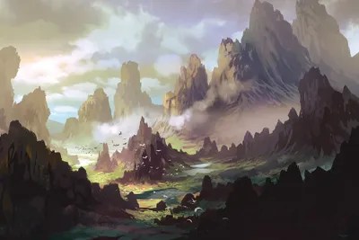 The Land Of ArKinuth Art Print by Ferdinand Ladera iCanvas