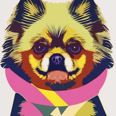 Pomeranian Canvas Art Print by Gabriel Cozzarelli iCanvas