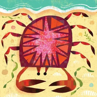 Crab Art Print by Gareth Lucas iCanvas