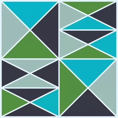 Structure III (Cool) Canvas Wall Art by Greg Mably iCanvas