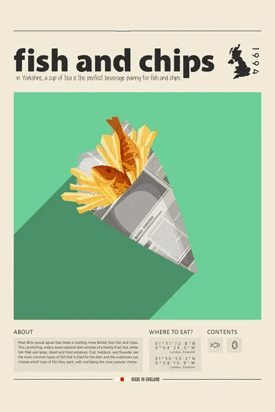 Fish And Chips Canvas Art Print by GastroWorld iCanvas