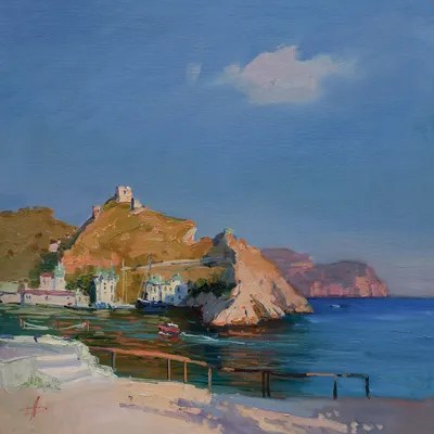 Seaside Canvas Art by CountessArt iCanvas