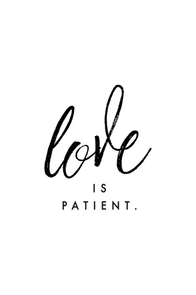 Love Is Patient Canvas Art by Honeymoon Hotel iCanvas