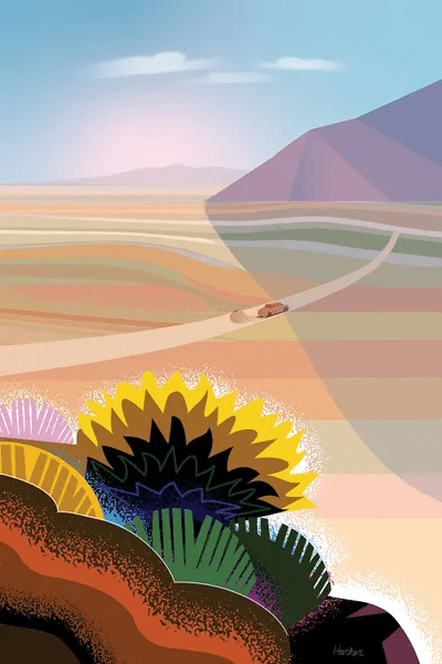 The Great Mojave Desert Canvas Wall Art by Charles Harker iCanvas