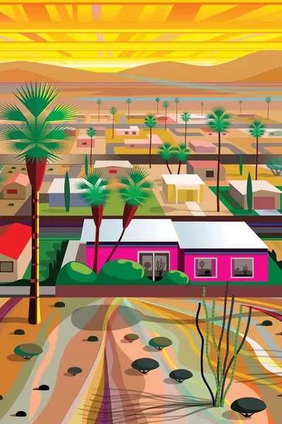 Twentynine Palms, Vertical Art Print by Charles Harker iCanvas