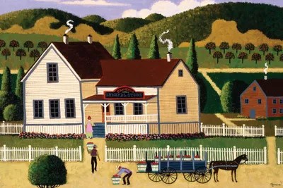 Cambria General Store Canvas Wall Art by Heronim iCanvas