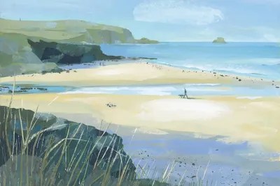 Cove, Padstow Canvas Artwork by Claire Henley iCanvas