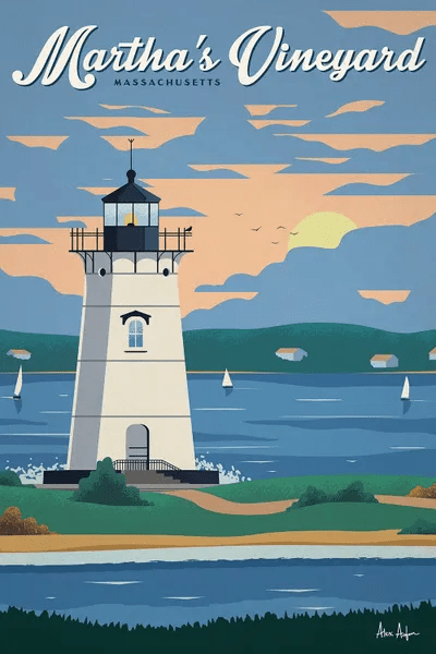 Martha's Vineyard Canvas Print by IdeaStorm Studios iCanvas