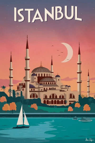 Istanbul Canvas Wall Art by IdeaStorm Studios iCanvas