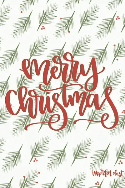 Merry Christmas Canvas Art by Imperfect Dust iCanvas