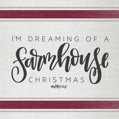 Farmhouse Christmas Art Print by Imperfect Dust iCanvas