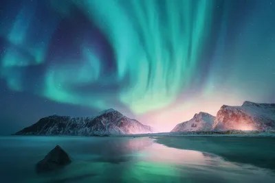 Northern Lights Canvas Wall Art by Incado iCanvas