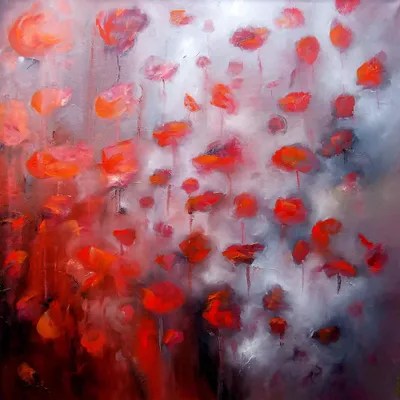 Petals In The Wind II Canvas Art by J.A Art iCanvas