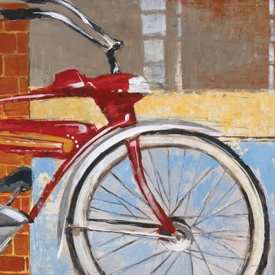 Bicycle Canvas Print by Liz Jardine iCanvas
