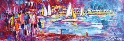 Crabfest Mandurah Canvas Wall Art by Jos Coufreur iCanvas