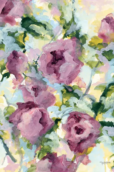 Abstract Floral Canvas Wall Art by Jennifer Holden iCanvas