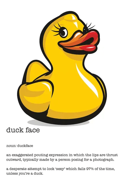 Duckface Definition Art Print by James Lee iCanvas