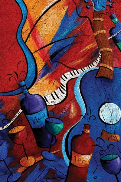 Guitar Music Canvas Art by Juleez iCanvas