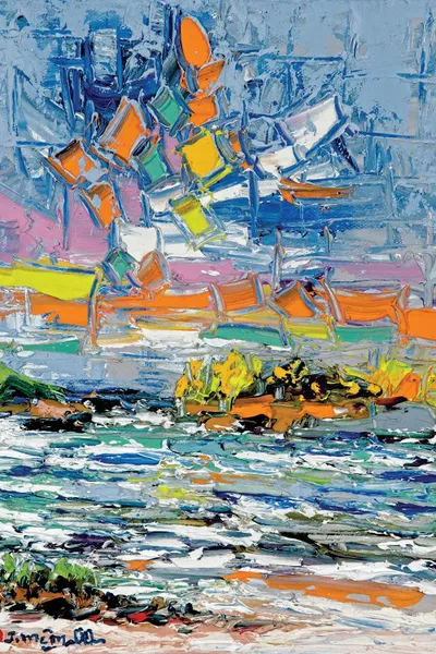 Floral Beach Art Print by Joachim Mcmillan iCanvas