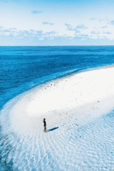 Empty Paradise Island Girl Canvas Artwork by James Vodicka iCanvas